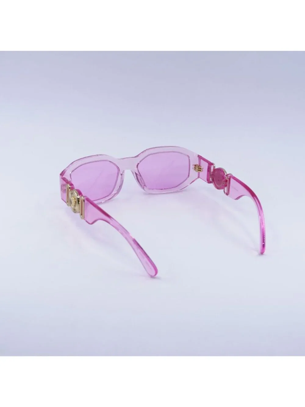Versace Kids VK4429U 5370/5 Sunglasses Pink Irregular Frame, Fuchsia Lenses
